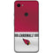 NFL Arizona Cardinals White Striped Google Pixel 3a XL Skin